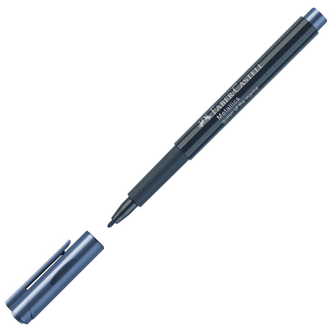 MARKER PERMANENTNI 1-2MM METALLIC FABER CASTELL 160753 METALIK TAMNO PLAVI