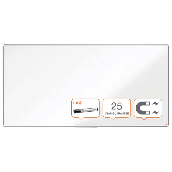 PLOČA MAGNETNA 240X120CM ALUMINIJSKI OKVIR PREMIUM PLUS STEEL NOBO 1915151 BIJELA