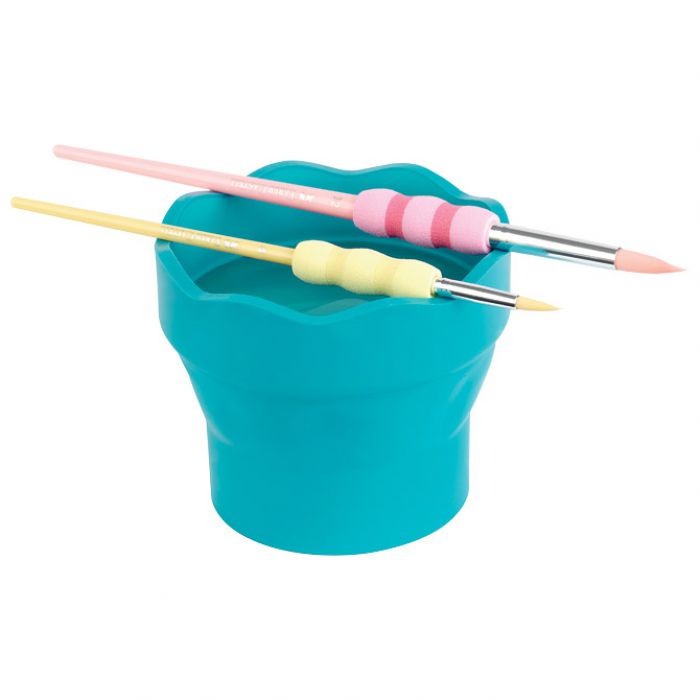 ČAŠA ZA TEMPERE CLIC&GO FABER-CASTELL 181580 TIRKIZNA BLISTER