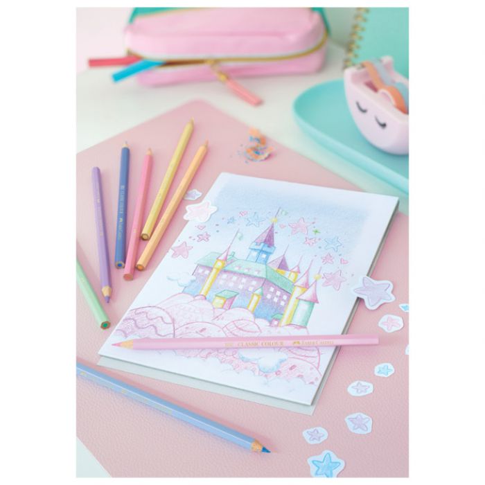 BOJE DRVENE  10BOJA PASTEL FABER-CASTELL 111211 BLISTER