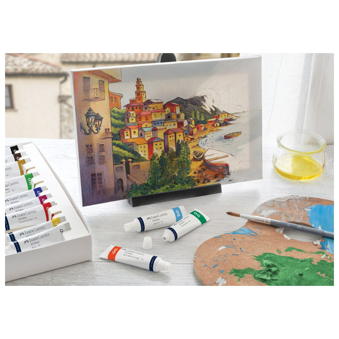 Boje uljne u tubi  9mlx12boja faber castell 379512 blister