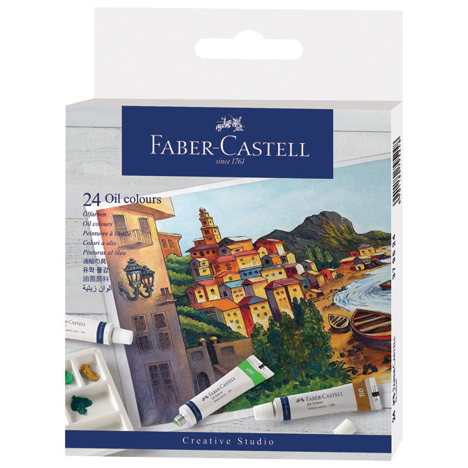 Boje uljne u tubi  9mlx24boje faber castell 379524 blister