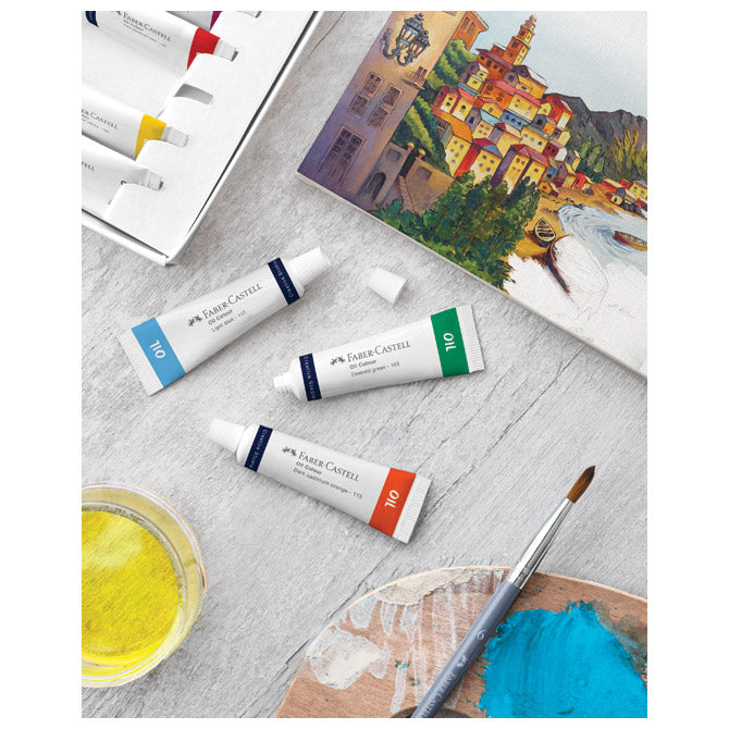 Boje uljne u tubi  9mlx24boje faber castell 379524 blister