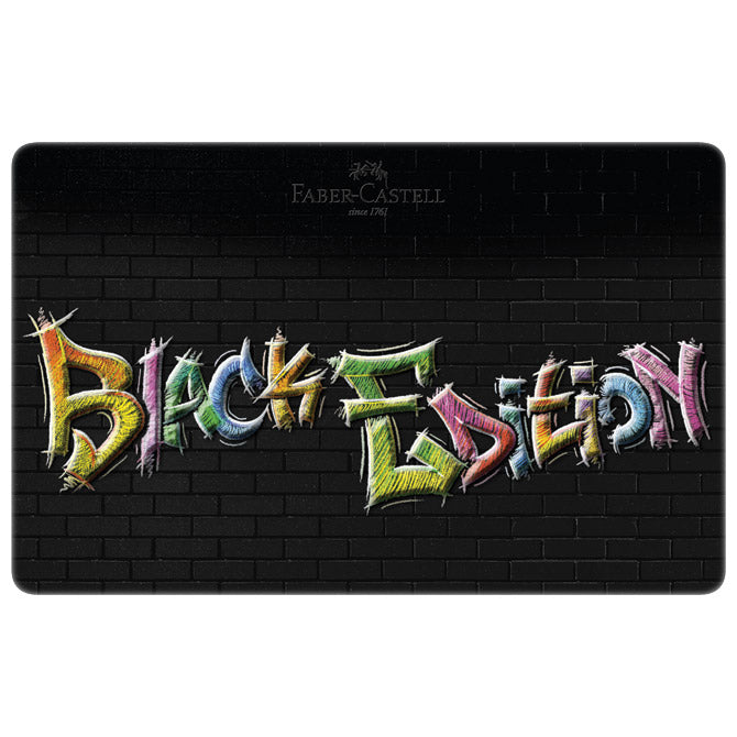 Boje drvene  36boja metalna kutija black edition faber castell 116437