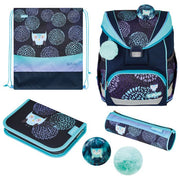 TORBA ŠKOLSKA ANATOMSKA 4/1 ULTRALIGHT PLUS FLOWER OWL HERLITZ 50037681 * DO ISTEKA ZALIHA