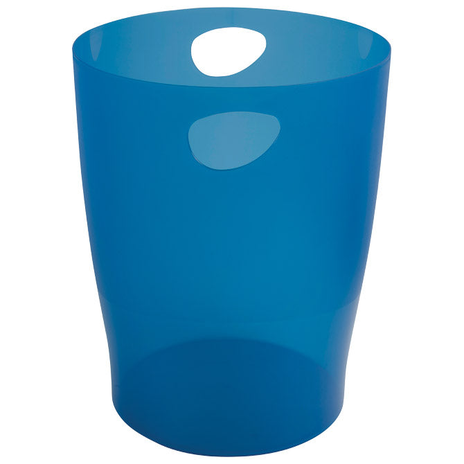 Koš za smeće pp 15l ecobin exacompta 45360d prozirno plavi