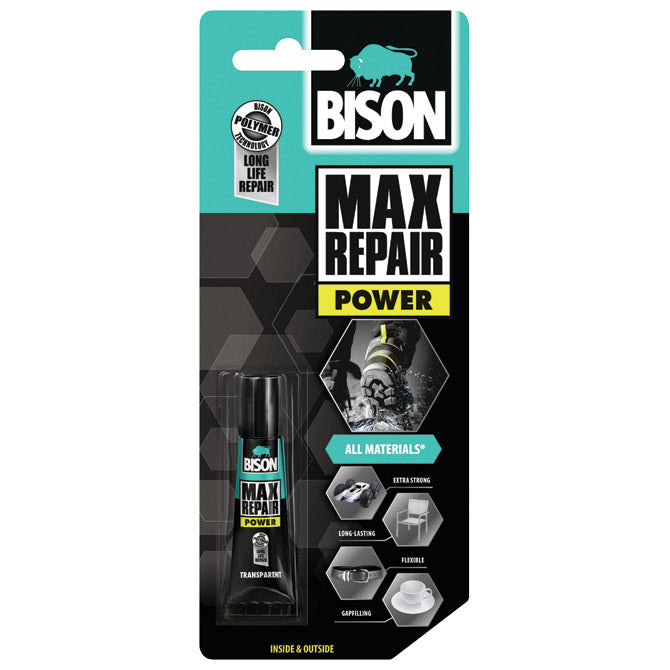Ljepilo tekuće  8g max repair power bison l0406240 prozirno blister