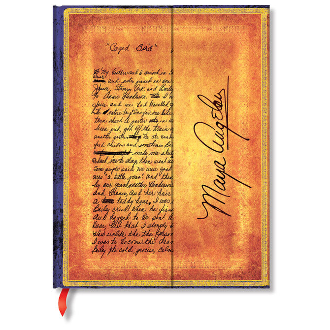 NOTES 18X23CM-ULTRA CRTE 72L MAGNET ANGELOU, I KNOW WHY THE CAGED BIRD SINGS PAPERBLANKS PB8184-5