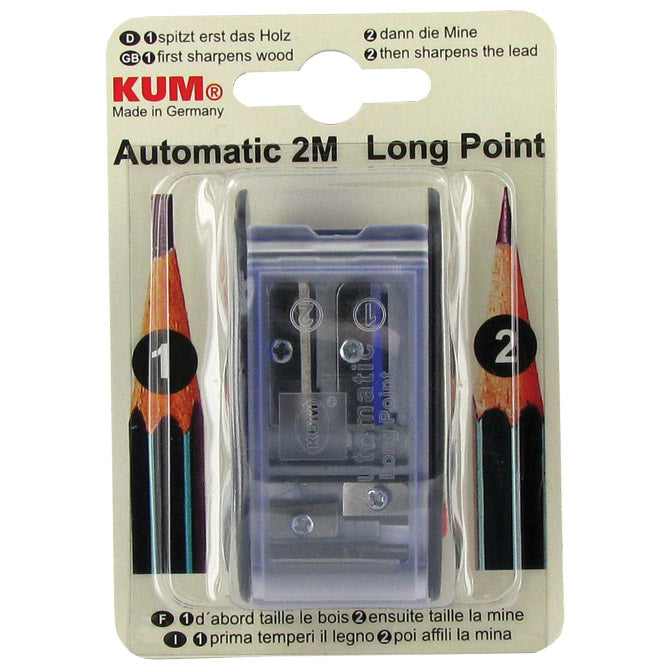 ŠILJILO METALNO 4RUPE-ZA OLOVKE I 2MM TEHNIČKE AUTOMATIC AS2M KUM.1053122 PLA/PRO BLISTER