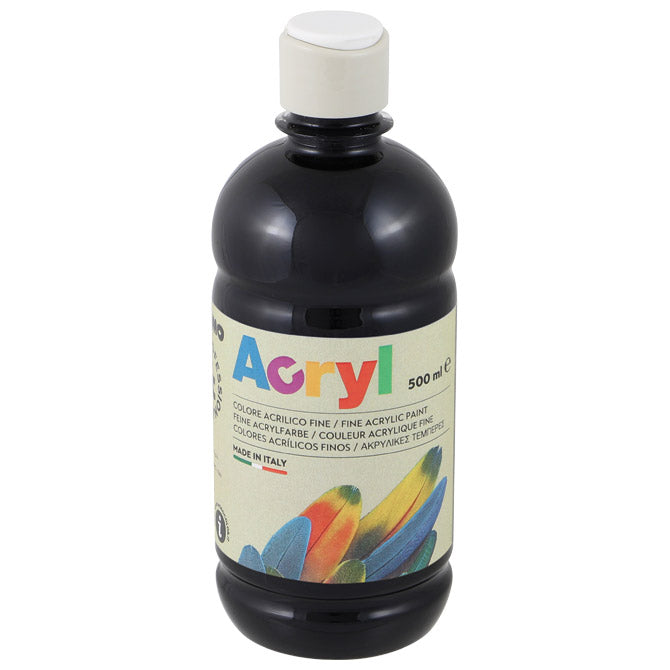 Boja akrilna 500ml cmp.4003ta500800 crna