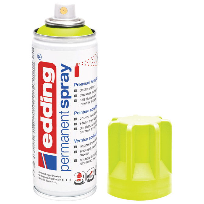 Boja akrilna u spreju 200ml permanentna edding 5200965 neon žuta