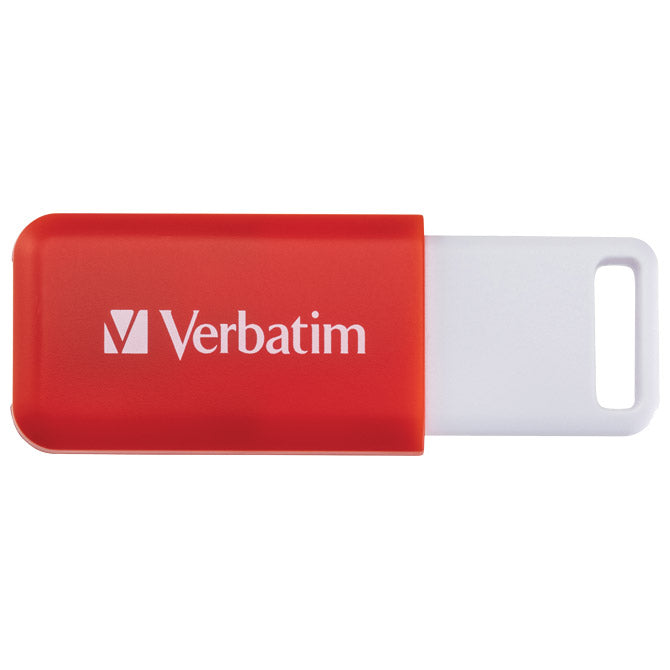 MEMORIJA USB 16GB 2.0 DATABAR VERBATIM 49453 CRVENA BLISTER