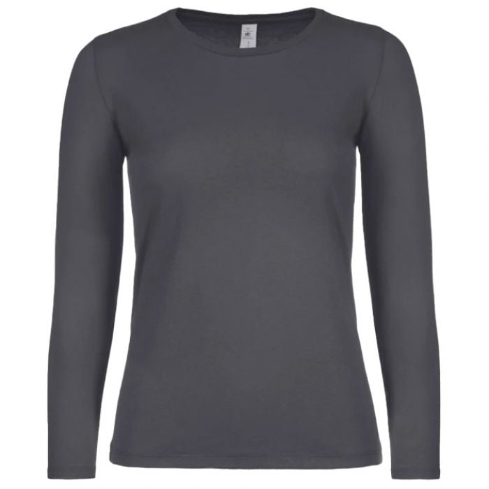MAJICA DUGI RUKAVI B&C #E150/WOMEN LSL TAMNOSIVA XL * DO ISTEKA ZALIHA