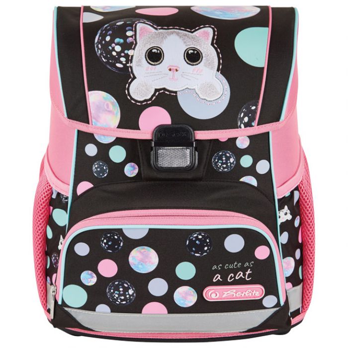 TORBA ŠKOLSKA ANATOMSKA LOOP CUTE CAT HERLITZ 50043149 * DO ISTEKA ZALIHA