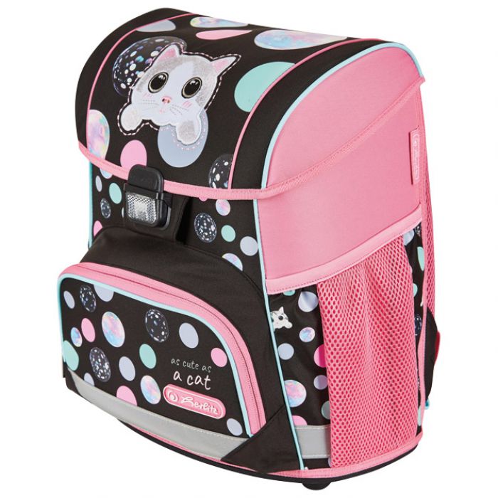 TORBA ŠKOLSKA ANATOMSKA LOOP CUTE CAT HERLITZ 50043149 * DO ISTEKA ZALIHA