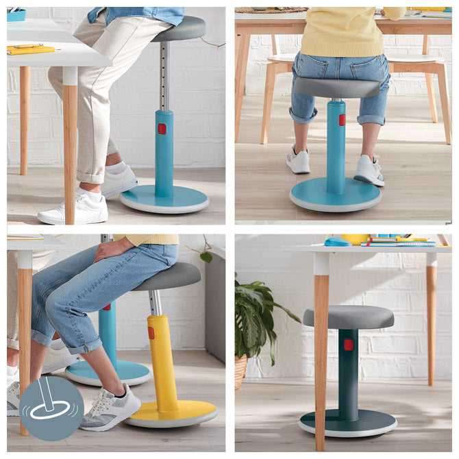 Stolica ergonomska sit-stand 2u1 ergo cosy active leitz 65180061 plava
