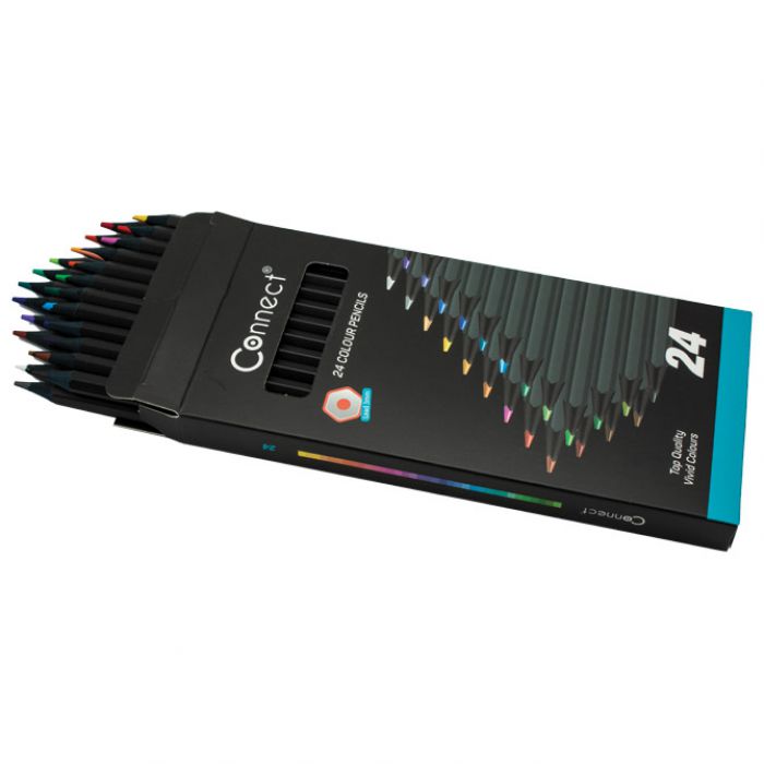 BOJE DRVENE  24BOJE BLACK CONNECT BLISTER