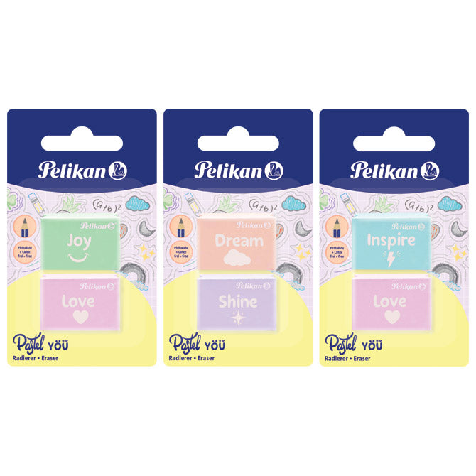 GUMICA PASTEL PK2 PELIKAN 606196 BLISTER