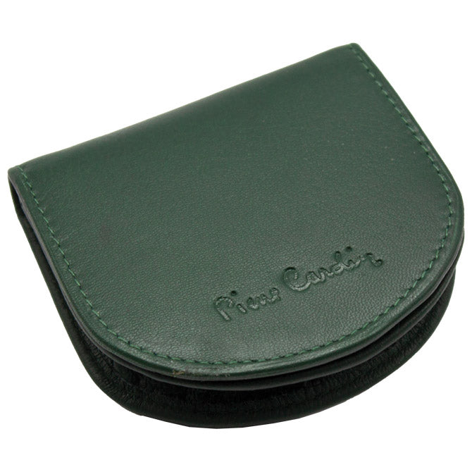 NOVČANIK ZA SITAN NOVAC KOŽNI UNISEX PIERRE CARDIN (POTKOVA) 18 TILAK77 ZELENI-EOL!!