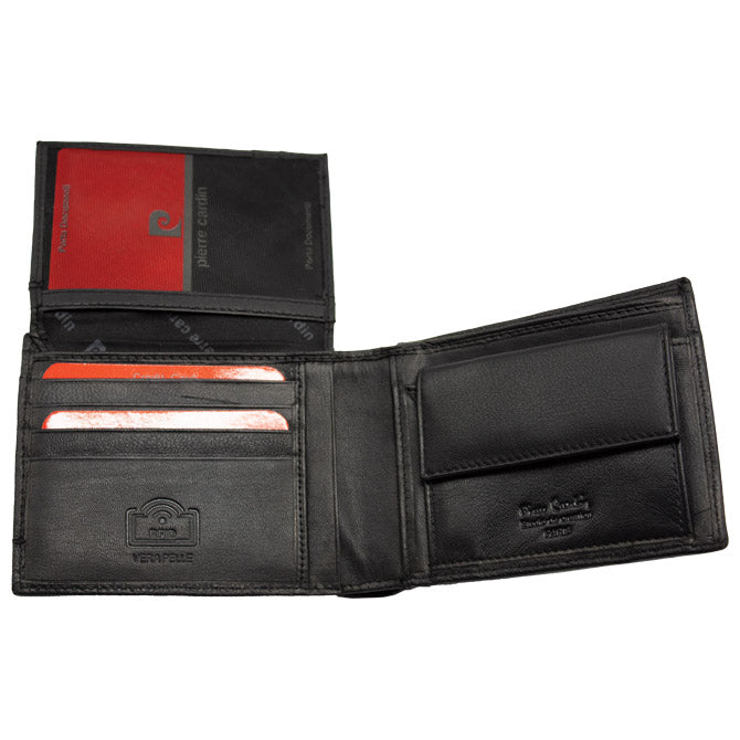 NOVČANIK KOŽNI MUŠKI PIERRE CARDIN 8806 TILAK83 CRNI