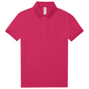 MAJICA KRATKI RUKAVI B&C MYPOLO180 WOMEN 180G ROZA XL