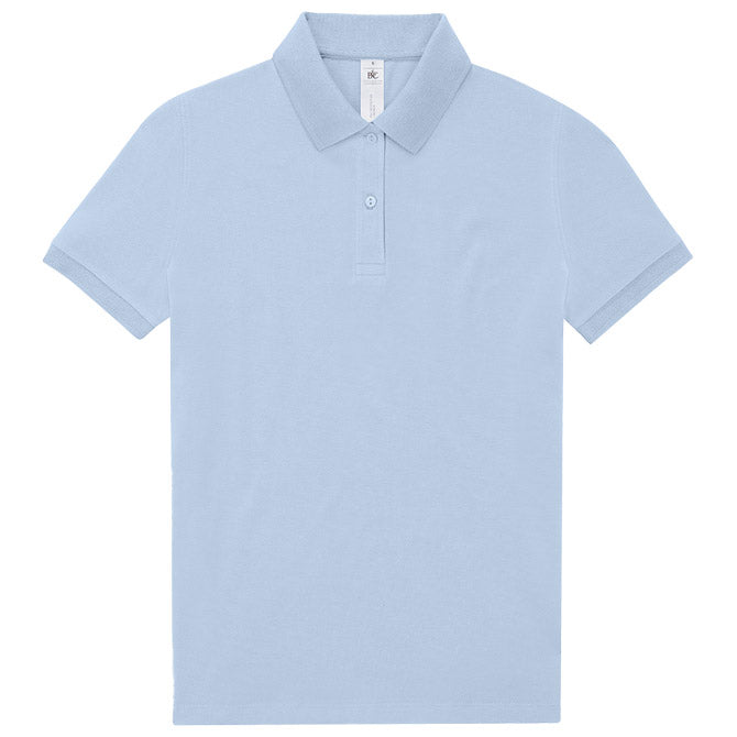 MAJICA KRATKI RUKAVI B&C MYPOLO180 WOMEN 180G SVIJETLO PLAVA XL
