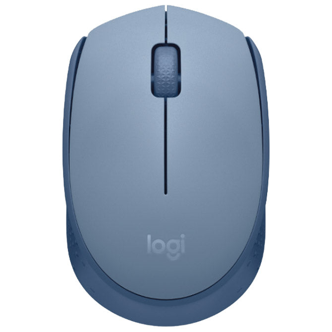 MIŠ USB 3GUMBOV OPTIČNI BREZŽIČNI M171 LOGITECH MODRO/SIVI BLISTER
