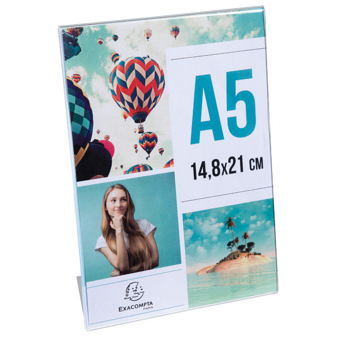 STALAK ZA 1 PROSPEKT STOLNI AKRILNI  A5 EXACOMPTA "L" 85058D