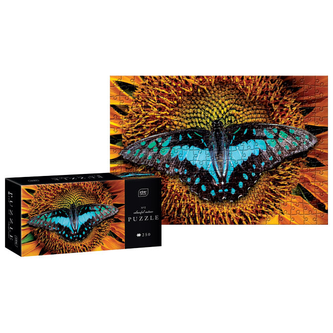 PUZZLE 250 KOM COLORFUL NATURE 2 BUTTERFLY INTERDRUK