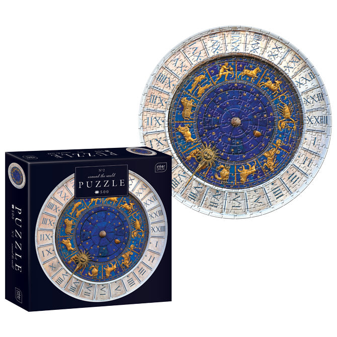 PUZZLE 500 KOM OKRUGLE AROUND THE WORLD 1 INTERDRUK