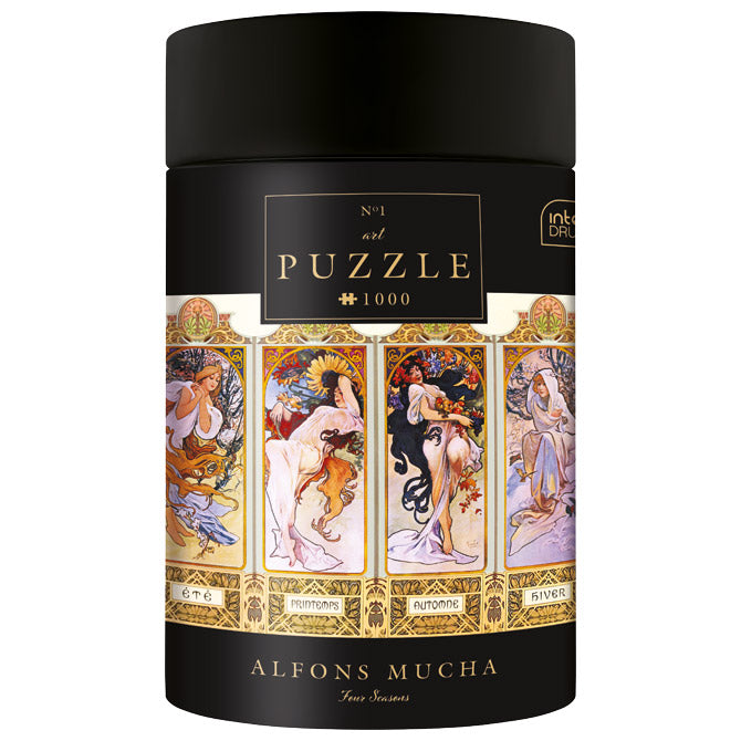PUZZLE 1000 KOM TUBA ART.1 ALFONS MUCHA "FOUR SEASONS" INTERDRUK