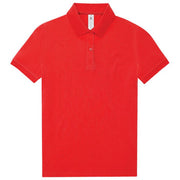 MAJICA KRATKI RUKAVI B&C MYPOLO180 WOMEN 180G CRVENA M