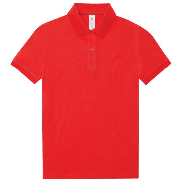 MAJICA KRATKI RUKAVI B&C MYPOLO180 WOMEN 180G CRVENA L