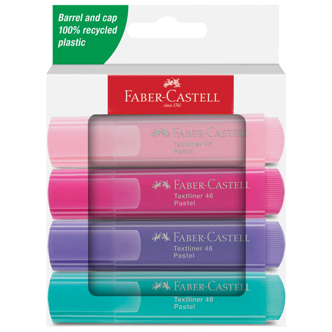 SIGNIR 1-5MM 46 PASTEL KART.KUTIJA FABER CASTELL 254654/4BOJE BLISTER