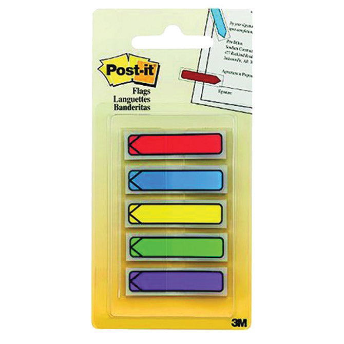 ZASTAVICA 11,9X43,2MM 5BARVX20L POST-IT 3M.684 -ARR1OBLIKA PUŠČICE