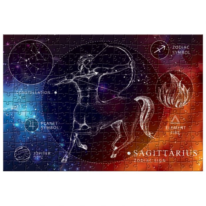 PUZZLE 250 KOM ZODIAC 9 SAGITTARIUS (STRIJELAC) INTERDRUK * DO ISTEKA ZALIHA