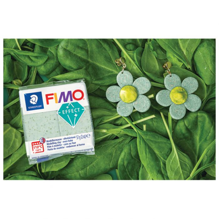 MASA ZA MODELIRANJE   57G FIMO EFFECT BOTANICAL STAEDTLER 8010-570 ŠPINAT * DO ISTEKA ZALIHA