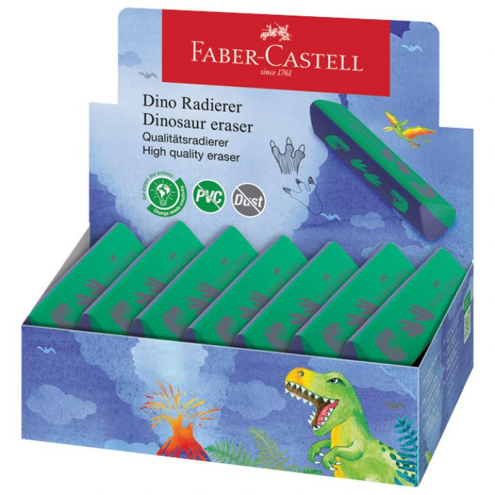 GUMICA DINO PVC&DUST-FREE FABER CASTELL 188750