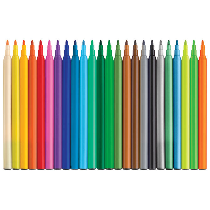 FLOMASTER ŠKOLSKI  18 PLUS 6BOJA DINO FABER CASTELL 554222 BLISTER