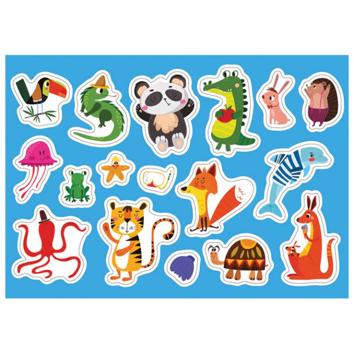 PUZZLE 250 KOM KIDS 5 WORLD MAP INTERDRUK