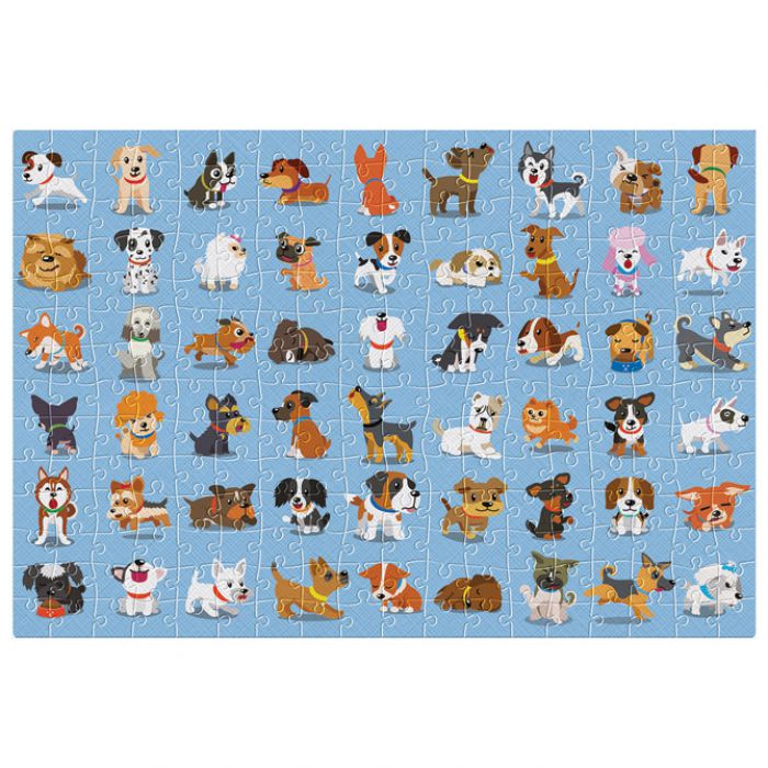 PUZZLE 250 KOM KIDS 7 DOGS INTERDRUK