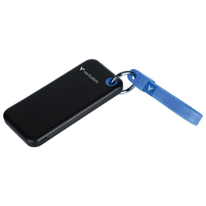 HARD DISK EKSTERNI DŽEPNI  SSD 1TB 3.2 GEN2 USB-C  VERBATIM 32191 BLISTER CRNO PLAVI
