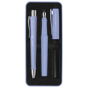 GARNITURA OLOVKA KEMIJSKA PLUS NALIVPERO POLY U MET.KUT. FABER CASTELL 241051 PAST.PLAVA