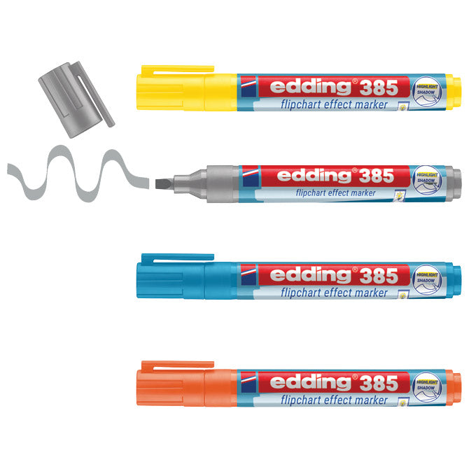 MARKER FLIPCHART EFFECT 1-5 MM EDDING 385/4BOJE