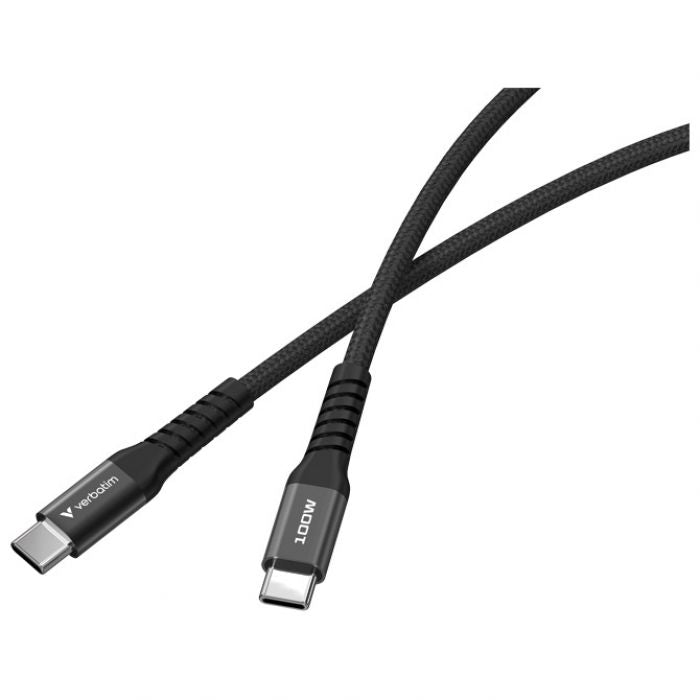 KABEL MAGNETSKI USB-C NA USB-C 100W 120 CM VERBATIM 31863 CRNI
