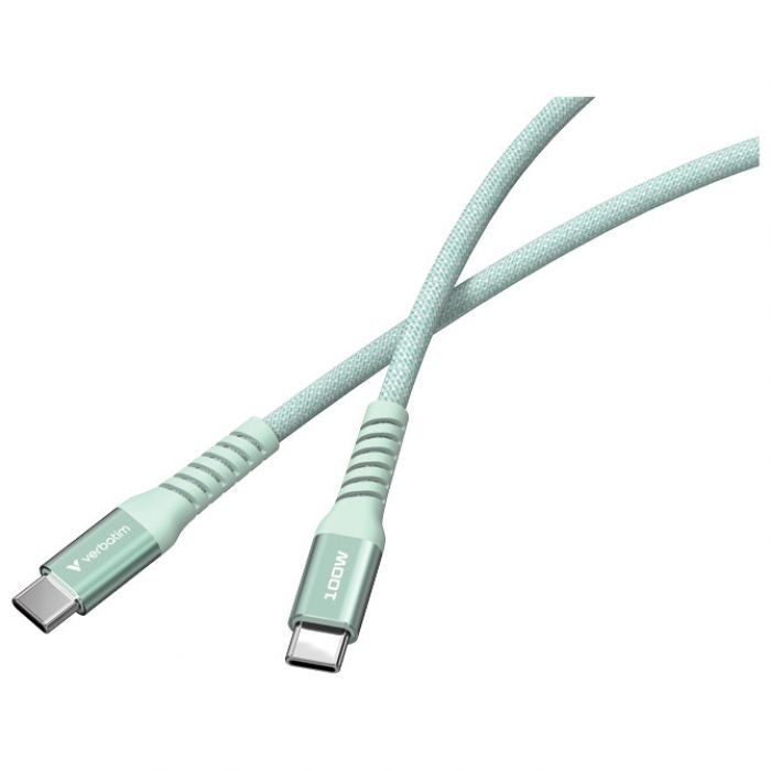 KABEL MAGNETSKI USB-C NA USB-C 100W 120 CM VERBATIM 31855 ZELENI