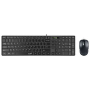 TIPKOVNICA USB SLIMSTAR COMBO 126  PLUS  MIŠ USB GENIUS CRNA