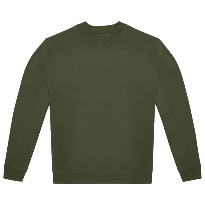 MAJICA DUGI RUKAVI B&C ID.332 CREW 280G MASLINASTO ZELENA M