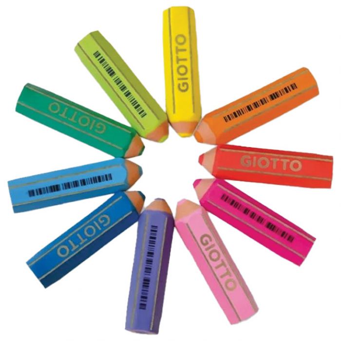 GUMICA U OBLIKU OLOVKE GIOTTO HAPPY GOMMA FILA 2349 4COLOUR SORTIRANO
