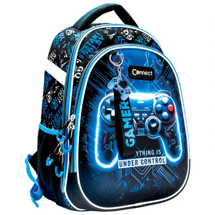 RUKSAK ŠKOLSKI ANATOMSKI LAGAN XT GAMER BLUE 26.CONNECT